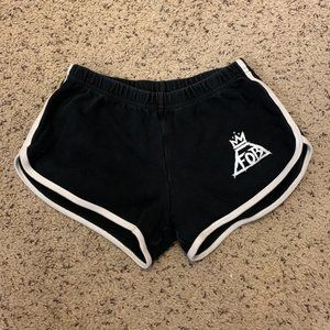 Rare Fall Out Boy Booty Shorts - We Are Wild, Size Medium